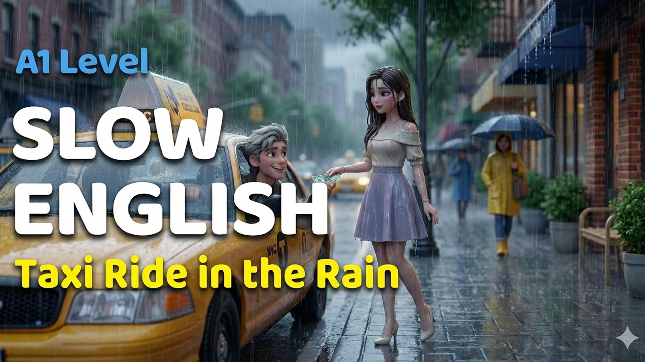 A Cozy Rainy Day at Home ☔ | Easy English Listening Story (A1–A2)