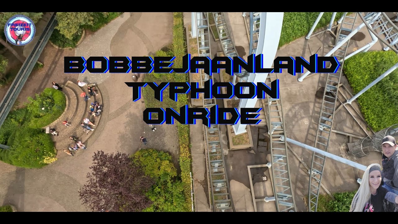 Typhoon (Eurofighter) Rollercoaster Onride Bobbejaanland 2023 (POV) 4K