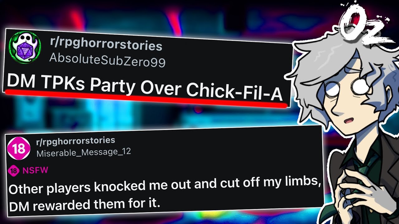 r/RPGHorrorStories: DM Wipes Party Over Chick-Fil-A