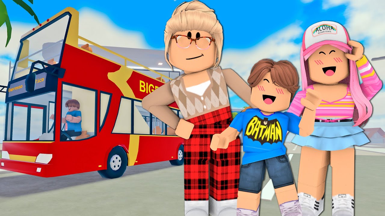 ROTINA DE PASSEIO NO ÔNIBUS TURÍSTICO DE METROLIFE! Family Roleplay Roblox!