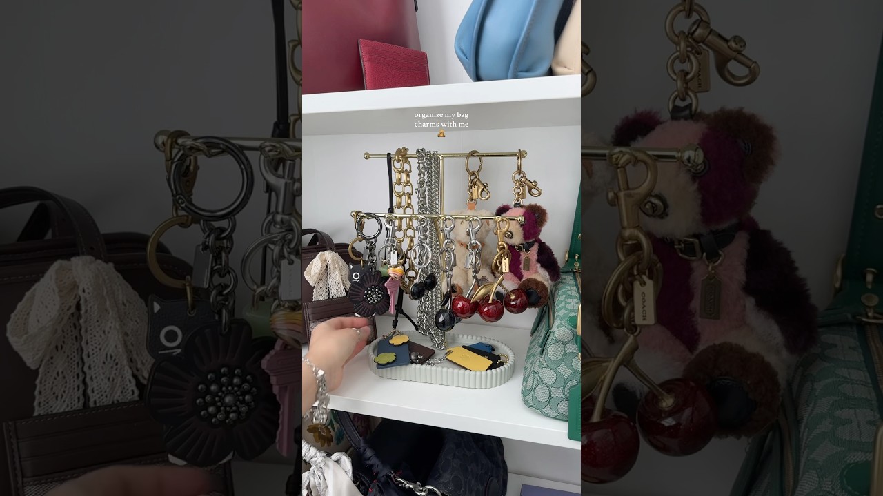 organize my bag charms 🤎 