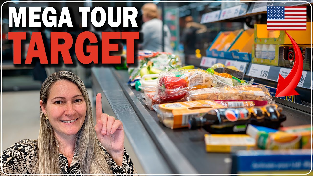 PRIMEIRO MEGA TOUR no SUPERMERCADO TARGET nos ESTADOS UNIDOS 🛒 PREÇOS dos PRODUTOS ❤️
