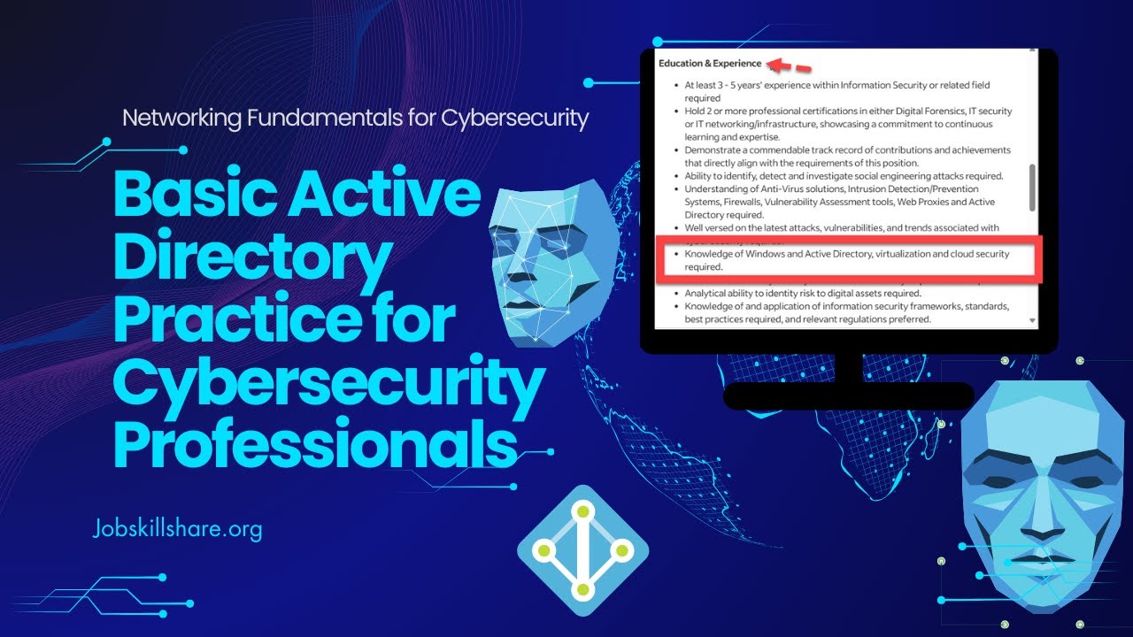 Basic Active Directory Practice for Cybersecurity Professionals