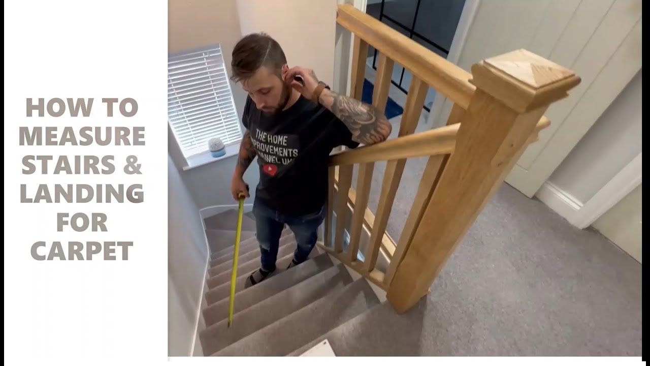 HOW TO MEASURE YOUR STAIRS  AND LANDING FOR CARPET - UK #carpet #stairs #flooring #homeimprovement
