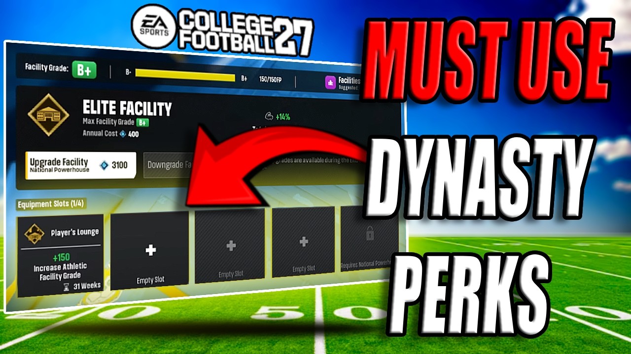 The BEST Dynasty Perks In CFB 27