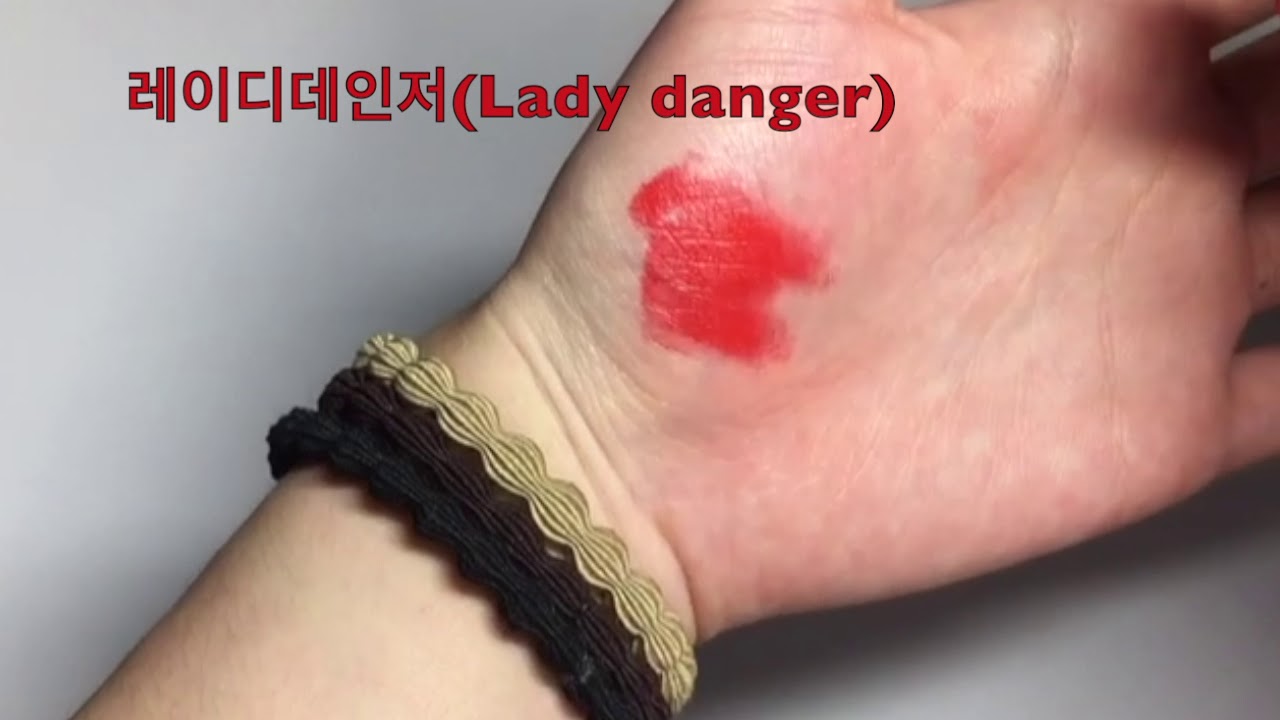 #립스틱 #맥립스틱 발색 Mac lip products swatches