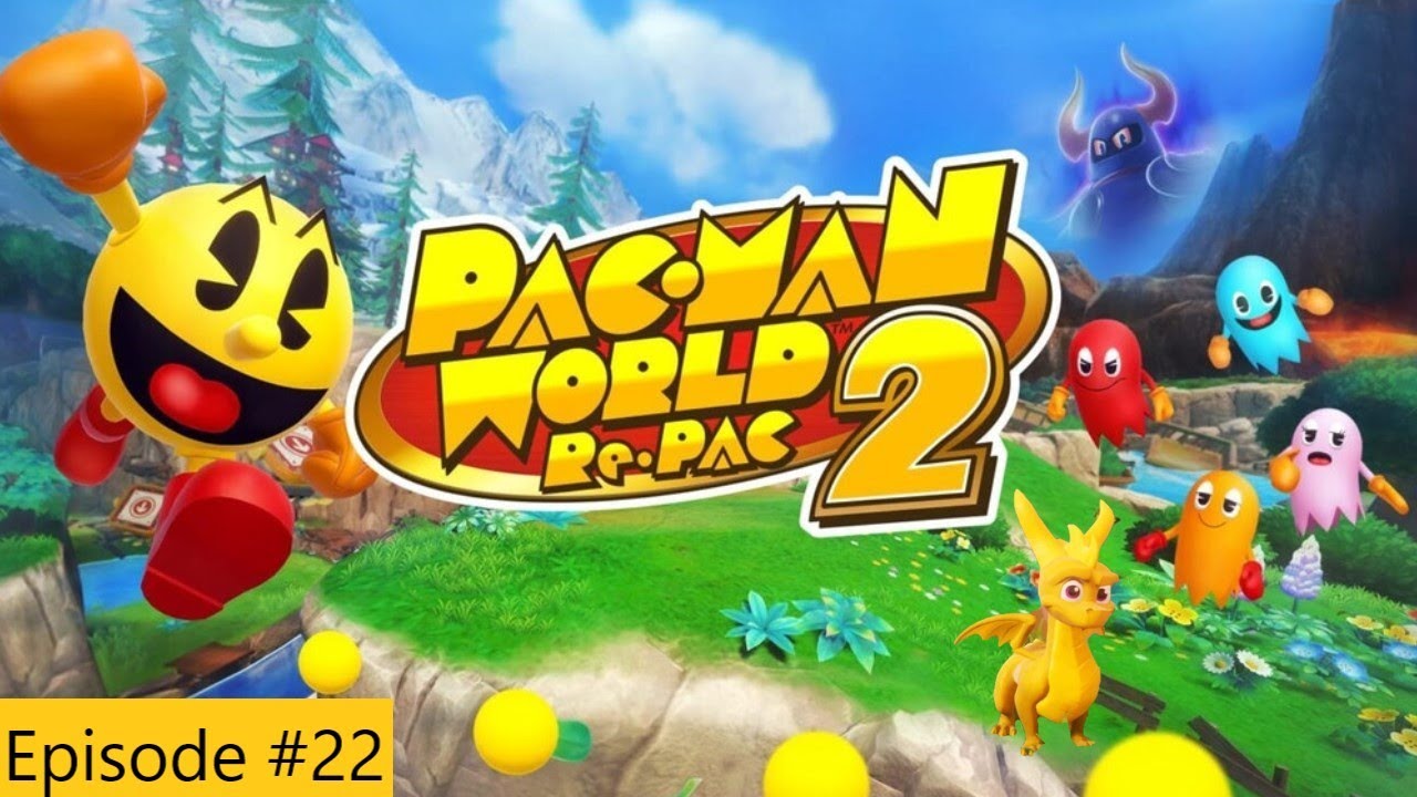 Pac-Man Worlds 2 Re-Pac #22 - Les labyrinthes du volcan jusqu'à l'île fantôme !