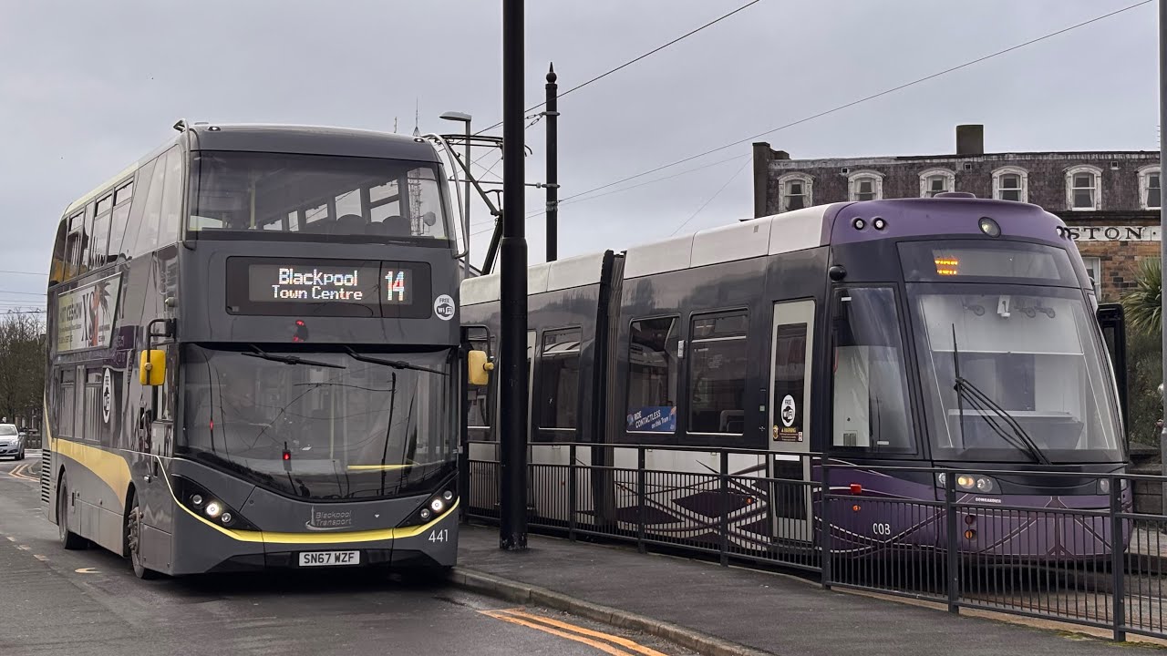 Blackpool Transport Tram 003 to Fleetwood Ferry 