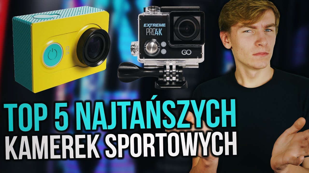TOP 5 Najtańszych Polecanych Kamerek Sportowych🚴