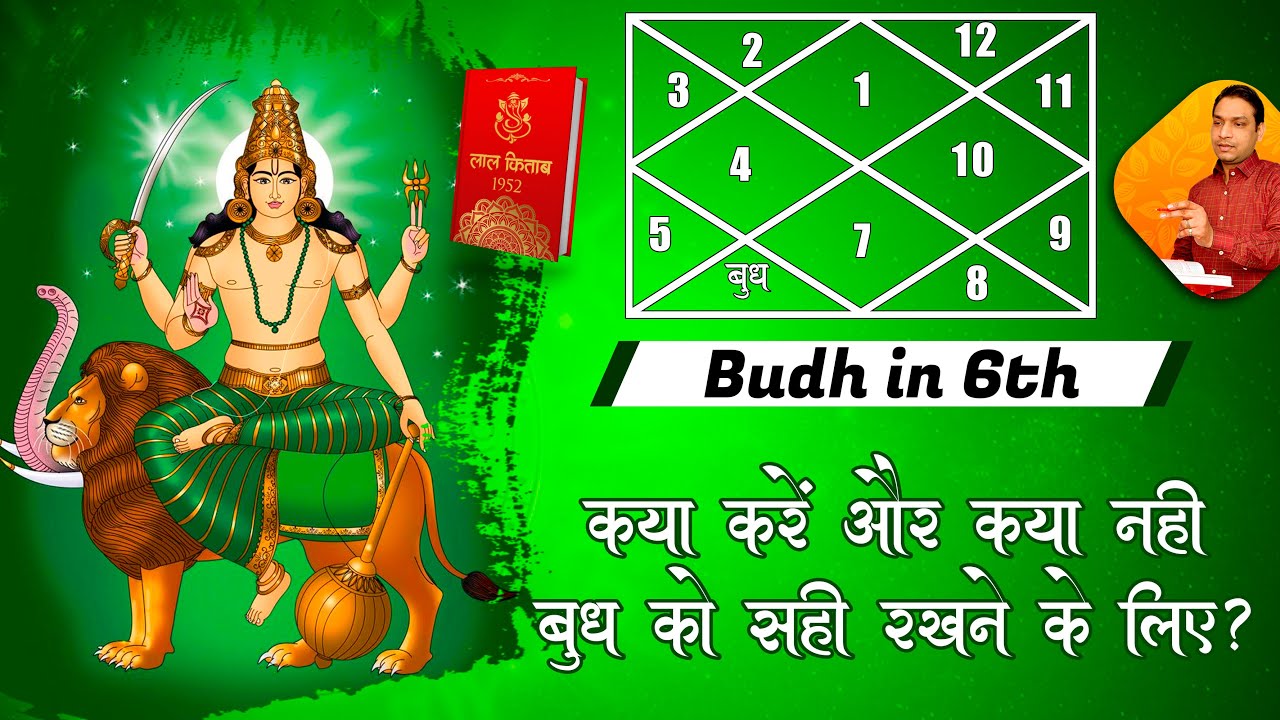 Mercury or Budh in 6th house Hindi | Budh As Per Lal Kitab Series : Good Mercury Symptoms in Kundli