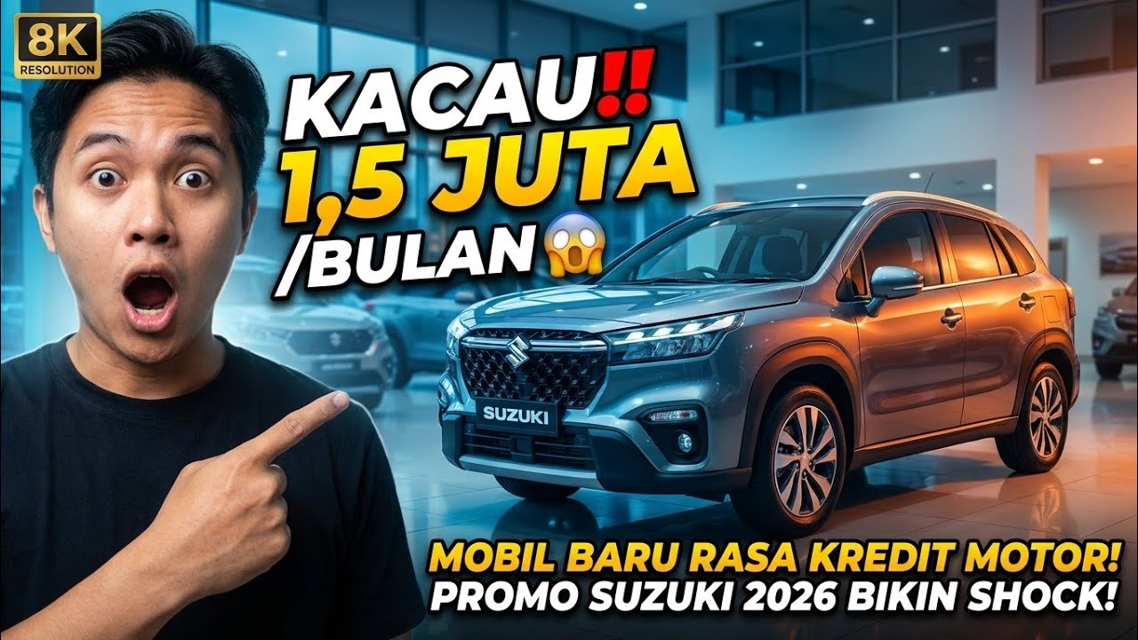 KACAU‼️ 1,5 Juta /Bulan 😱 Mobil Baru Rasa Kredit Motor! Promo Suzuki 2026 Bikin Shock!