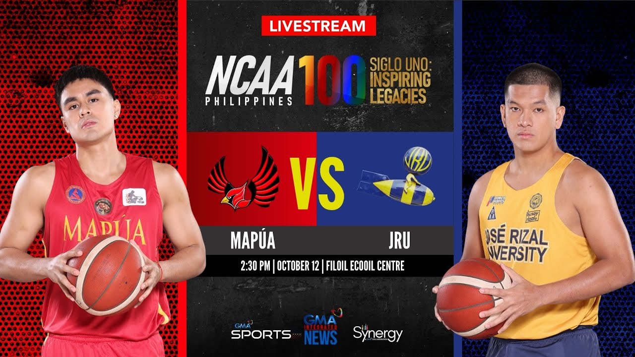 Map&uacute;a vs JRU (Men&rsquo;s Basketball) | NCAA Season 100 - Replay