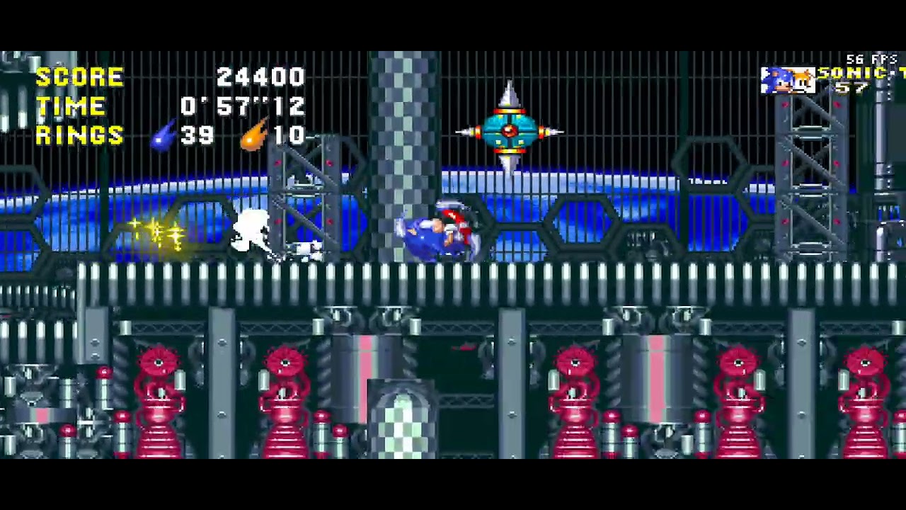 Sonic 3 A.I.R. with mods i use - Death egg act 1 & 2