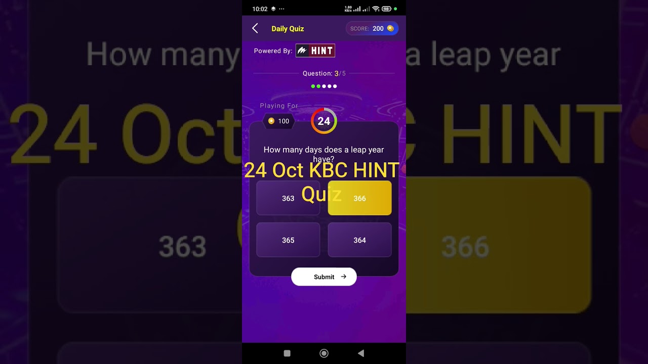 KBC OFFLINE QUIZ 24 Oct 2025|KBC Daily Quiz Answers|#kbcshorts|TechtipsTrust