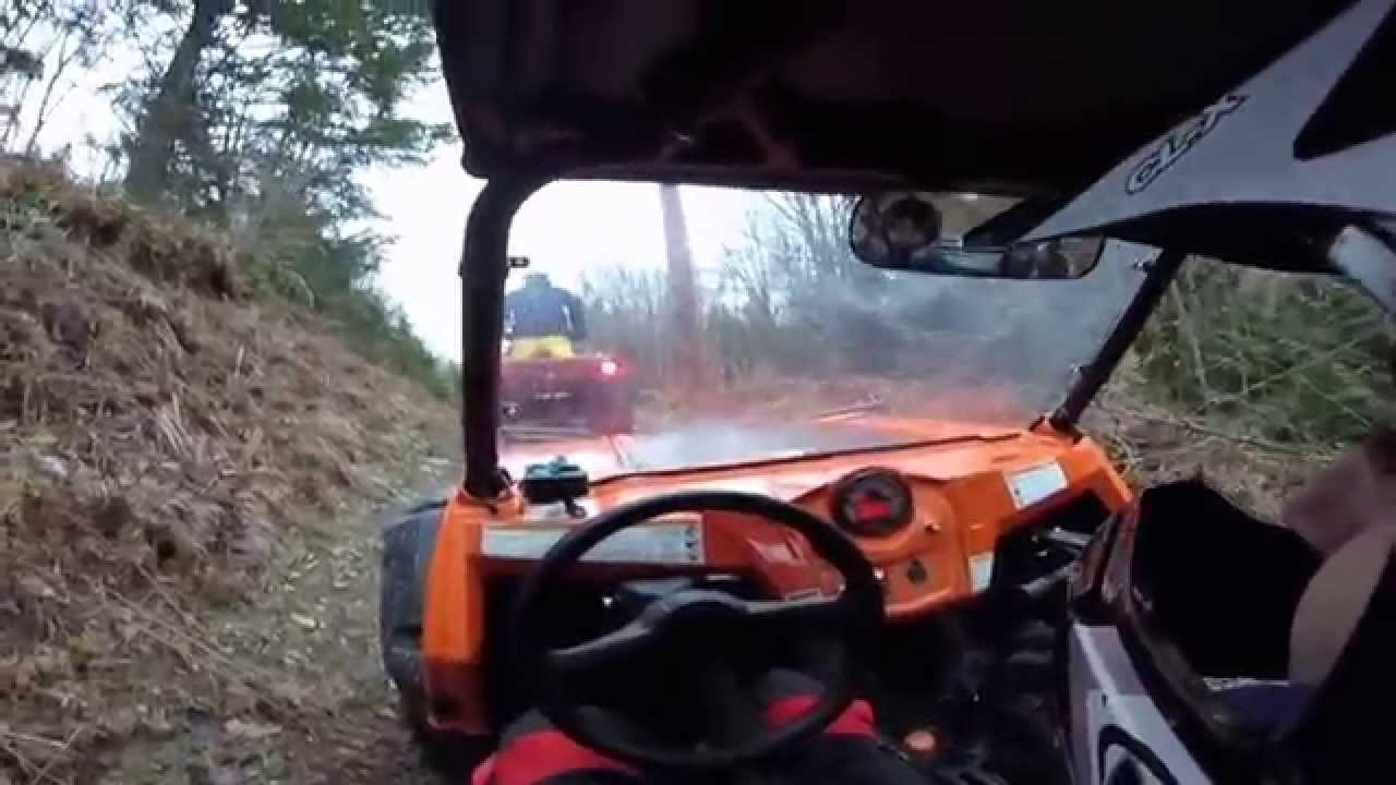 Polaris Razor 800 S.  Trail Riding! Can Am Outlanders Buddies. Jan 17, 2015!