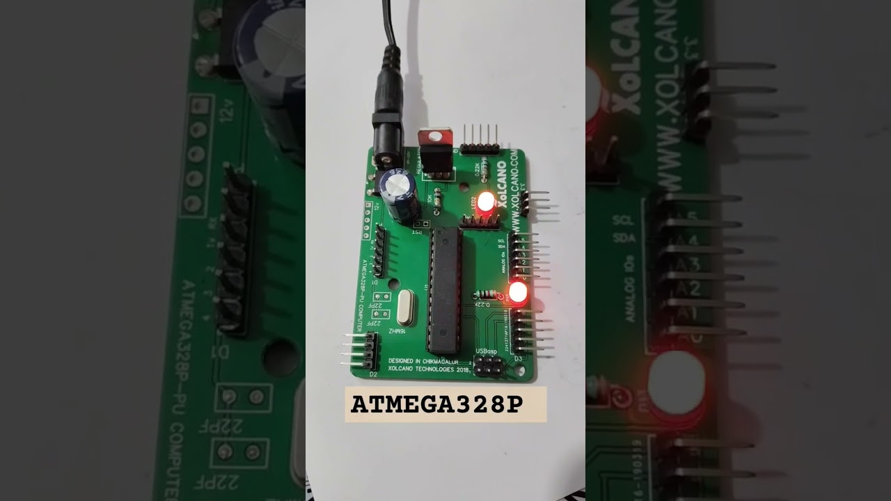 ATMEGA328P Customized Board #iot #arduino #electronic #automobile