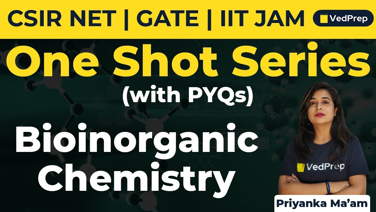 Bioinorganic Chemistry One Shot Series | PYQs | CSIR NET | GATE | IIT JAM | VedPrep Chem Academy