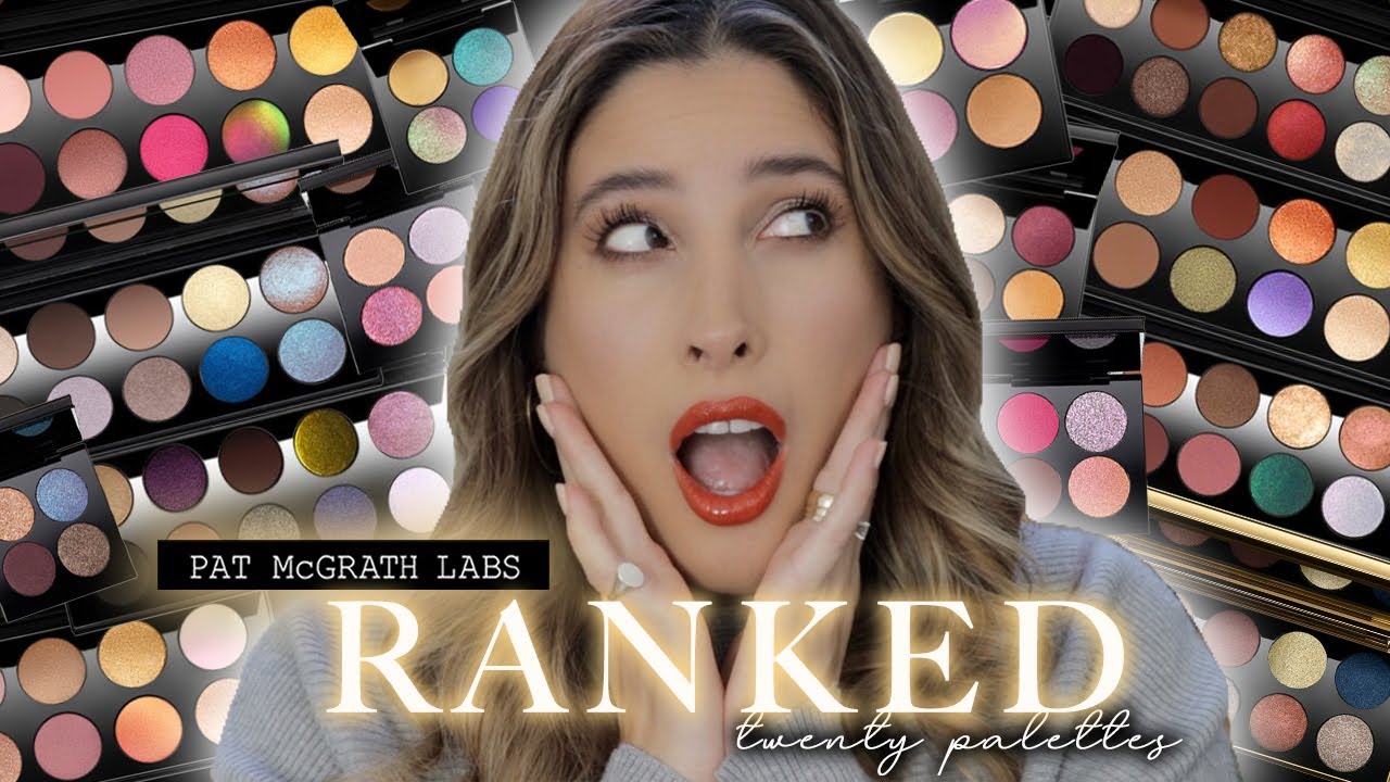 ALL PAT McGRATH Eyeshadow Palettes RANKED ALL MOTHERSHIP OVER 20 Palettes Swatches 😱