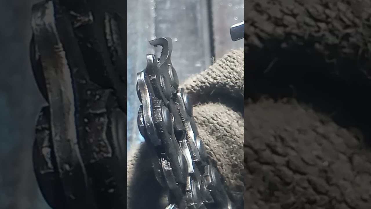 Affilatura catena motosega capiamo anche i motivi che fanno tagliare il denti della catena.