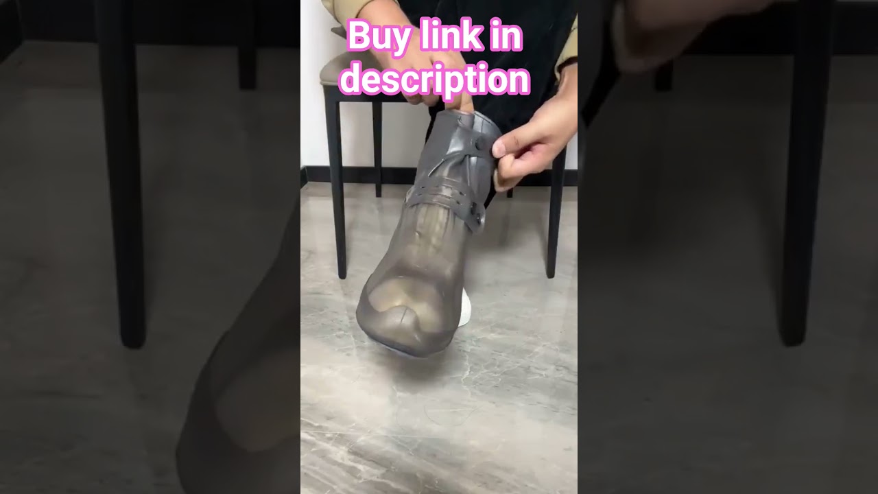 Silicone Shoe Cover &ndash; Waterproof & Reusable Overshoes for Rainy Days | Anti-Slip Shoe Protector