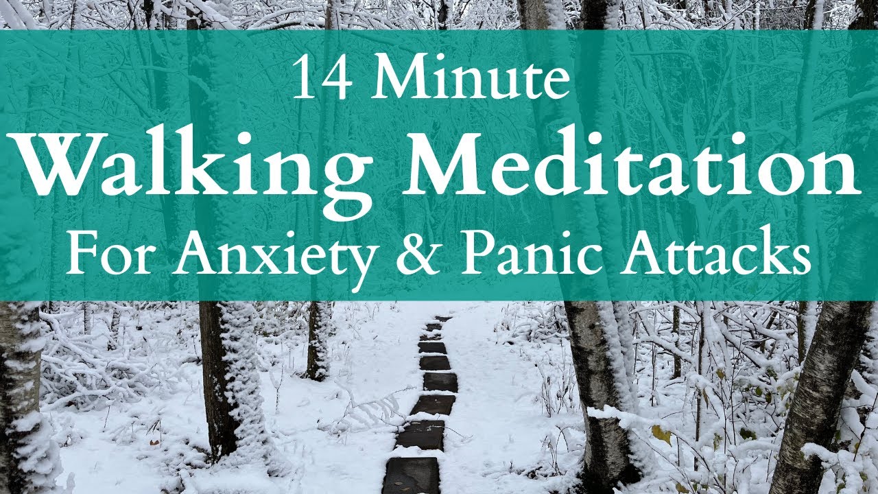 14 Min Walking Meditation for Anxiety & Panic Attacks | Reset and Ground
