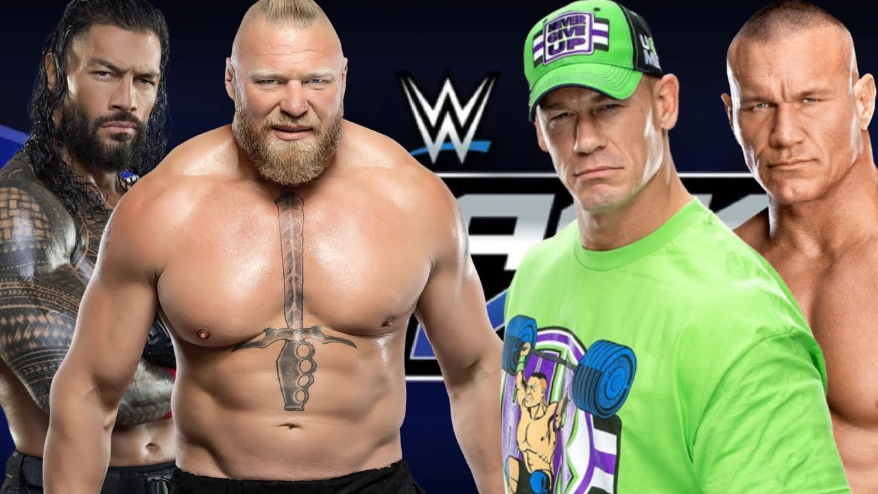 Командный матч Роман и Брок против Сины и Ортона WWE2K23