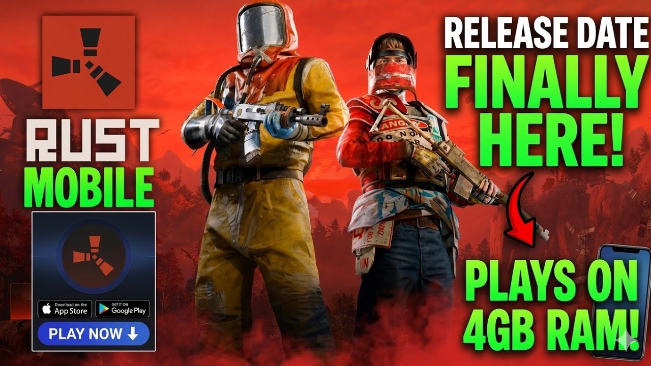 Rust Mobile is FINALLY Here! 🔥 How to Download (Android/iOS)