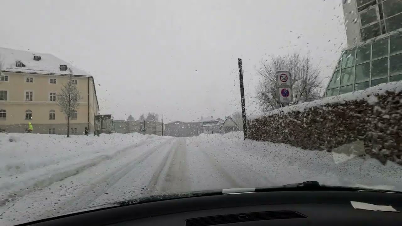 Wintereinbruch Bad Alexandersbad