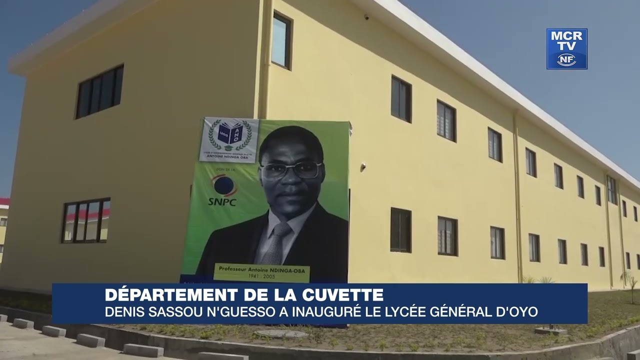 Dénis Sassou Nguesso a inauguré le Lycée Général d'OYO