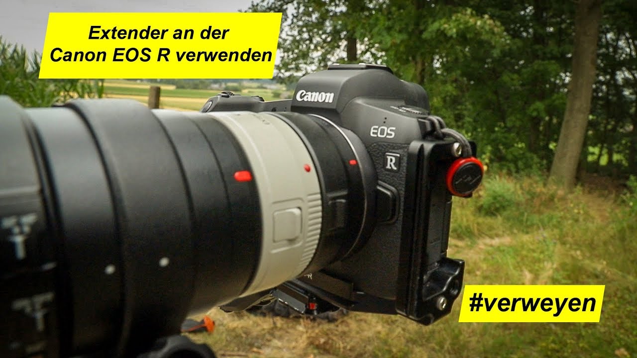 Geht das?! An der Canon EOS R Extender einsetzen...