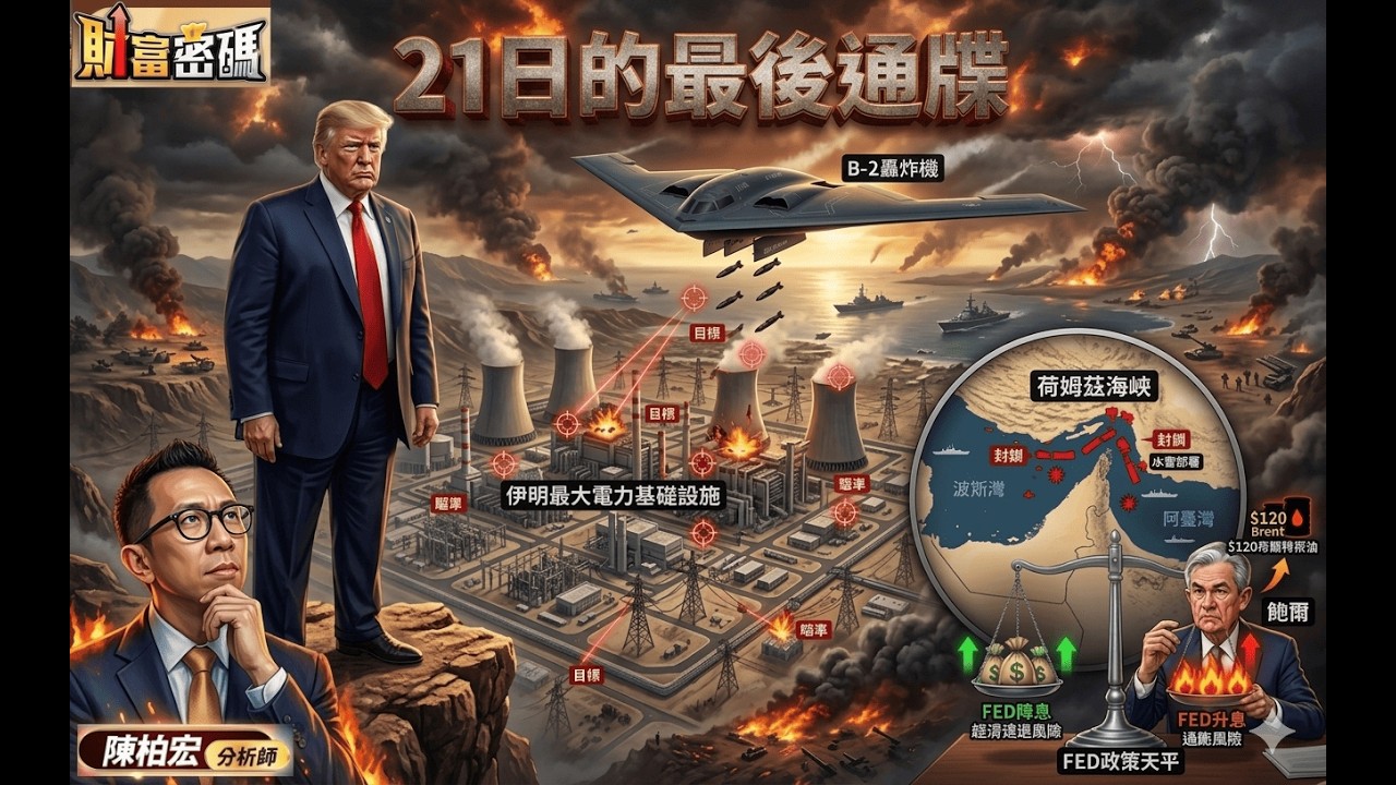 2026.03.22【48小時的最後通牒!瘋狂的危機與機會，大摩降評DDR4，口袋名單】 #財富密碼 陳柏宏分析師