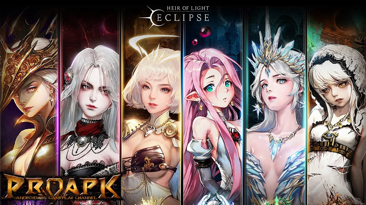 HEIR OF LIGHT: Eclipse Gameplay Android / iOS (by Com2uS)