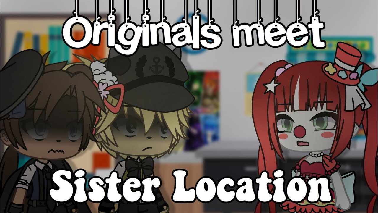 How the Originals and Funtimes met | Fnaf Gacha Life short skit