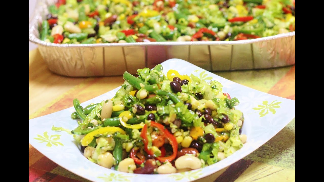 Rainbow Magic Beans Salad Video Recipe | The Best Potluck Recipe