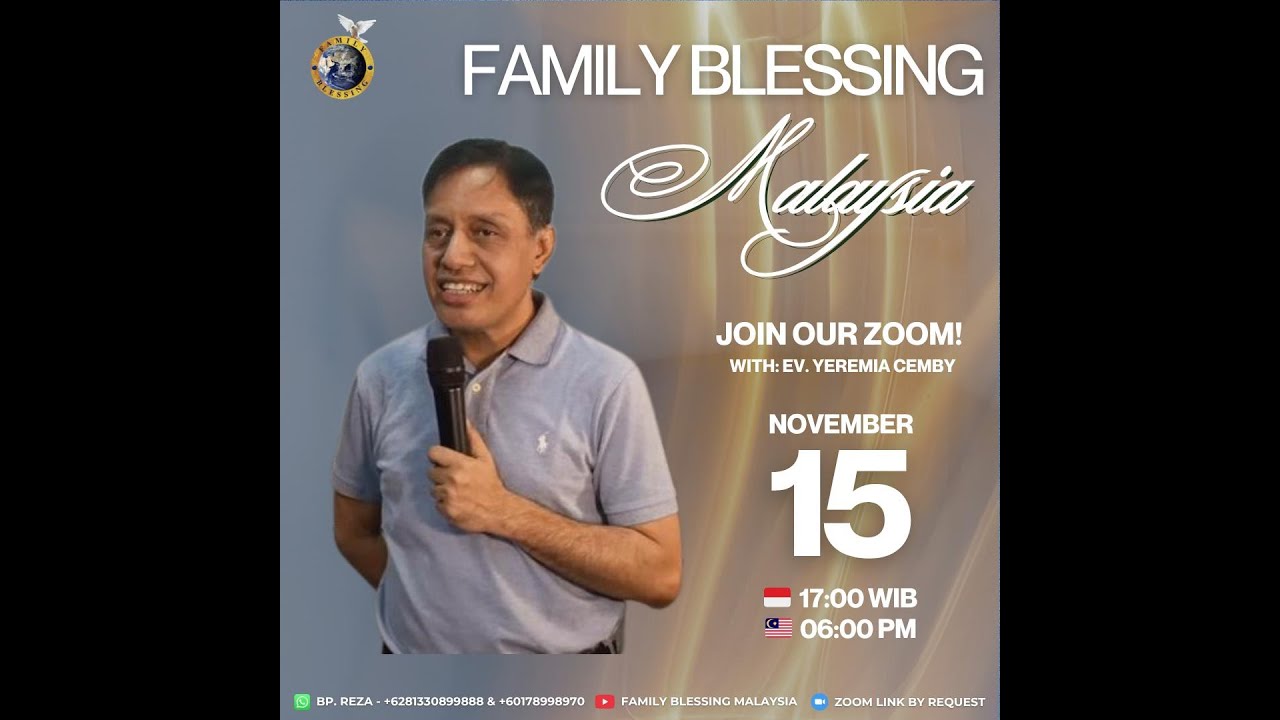Fellowship FB Malaysia || EV. YEREMIA CEMBY || 15 November 2025 - 17:00 WIB