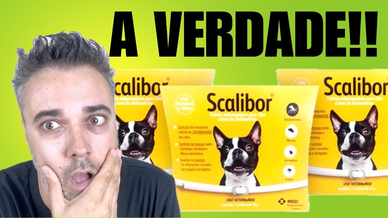Coleira SCALIBOR 🔴A VERDADE!!! 👉Funciona?