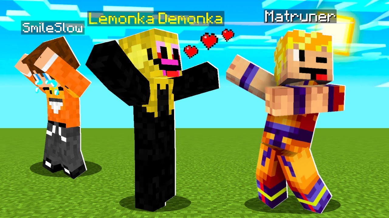 LEMONKA DEMONKA PODRYWA MNIE w MINECRAFT! SMILESLOW O TYM NIC NIE WIEDZIAŁ...