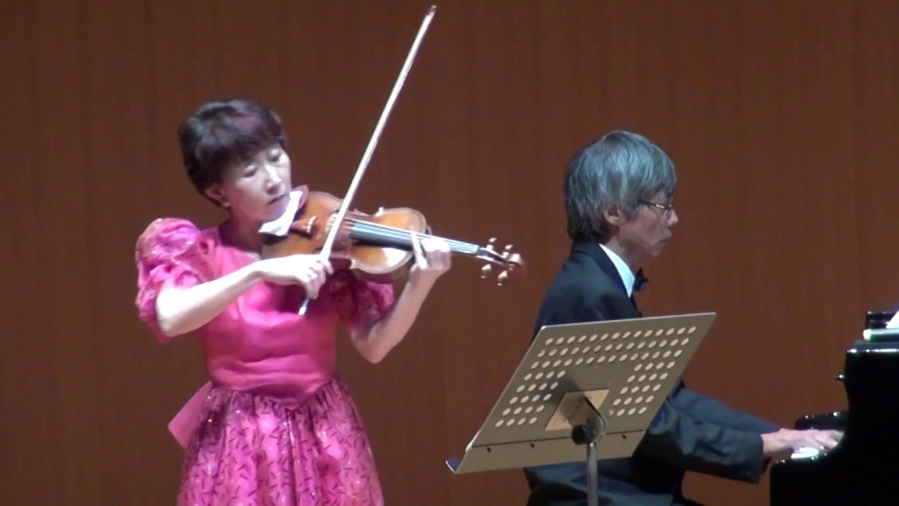 H.ファーマー編「庭の千草」主題と変奏曲　 F.クライスラー「ロンドンデリーの歌」　安部敦子 ヴァイオリンリサイタル 2017年 (2)