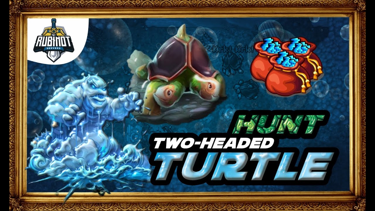 Tibia - Melhor Hunt Profit EK Solo Hunt Alternativa - Two Headed Turtle #tibia