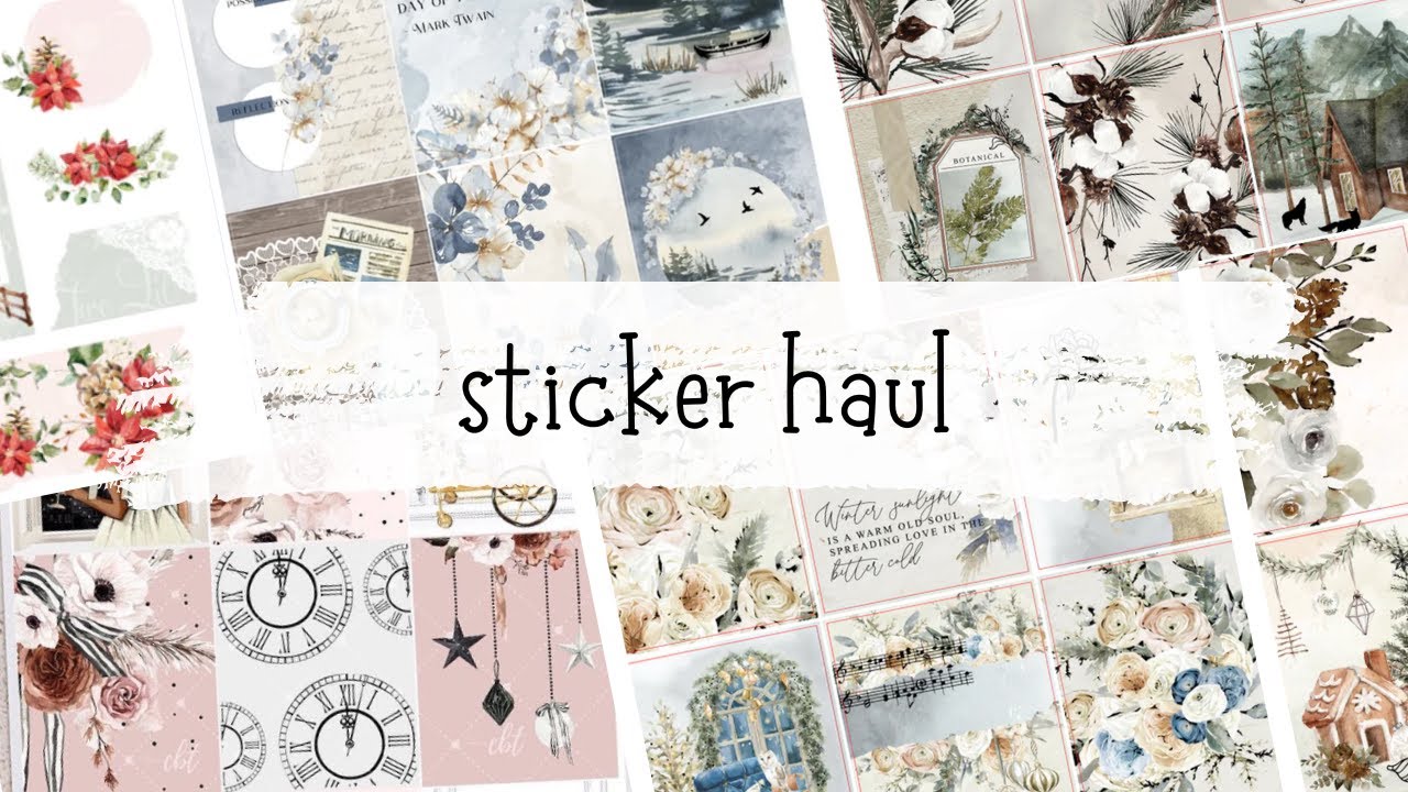 Sticker Haul | Winter & Mystery Kits, Restock + More!