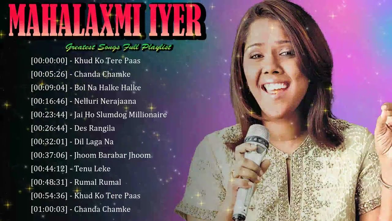 🦢 Mahalaxmi Iyer – Elegant vocals balancing classical precision and film emotion 🎶