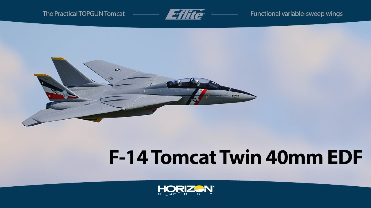 E-flite F-14 Tomcat Twin 40mm EDF BNF&reg; Basic
