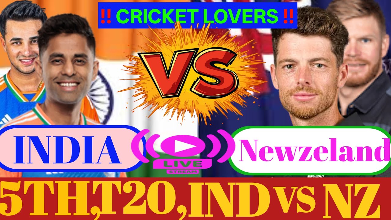 IND VS NZ 5th T20 live match