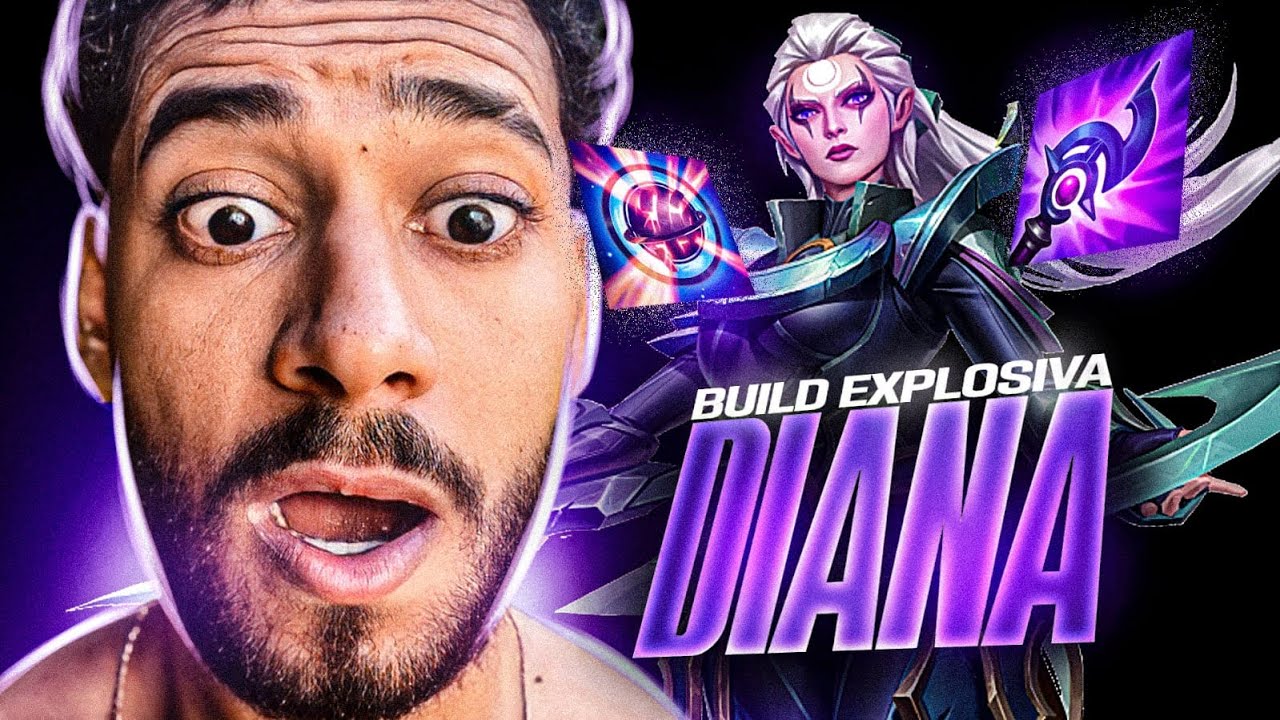 A BUILD EXPLOSIVA DA DIANA VOLTOU E TA MUITO FORTE!! - LoL Wild Rift