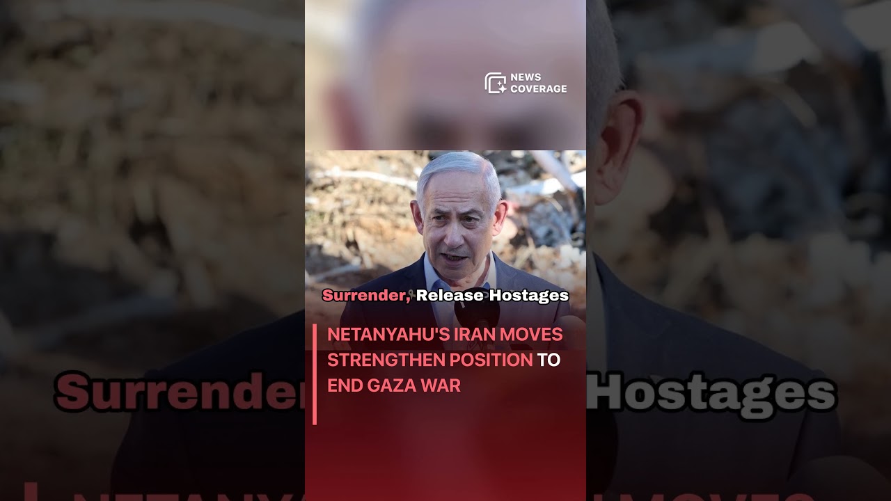 Netanyahu's Iran Moves Strengthen Position to End Gaza War #worldnews #news