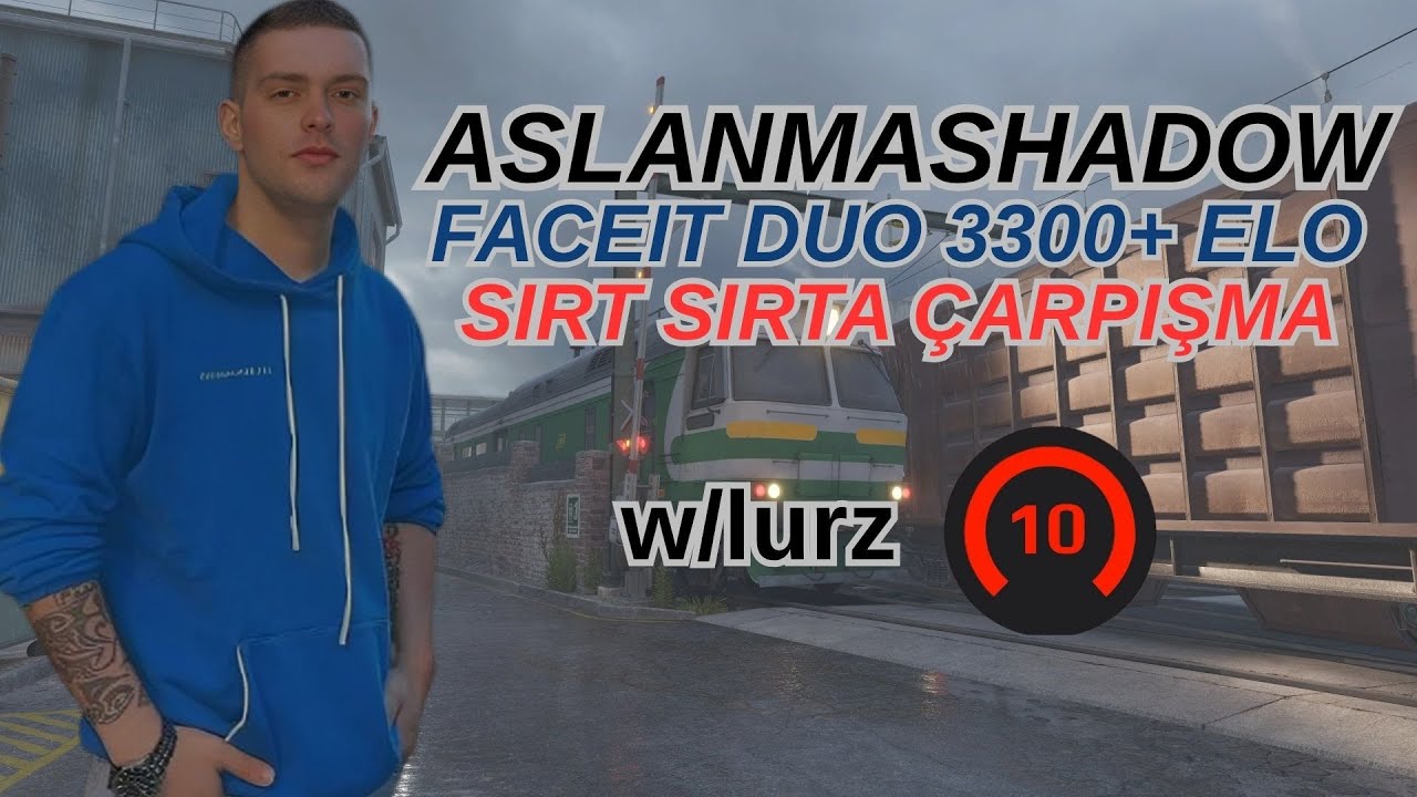 ASLANMASHADOW SIRT SIRTA ÇARPIŞMA | FACEIT DUO 3300+ ELO | CS2 DUST2 w/lurzy0y0