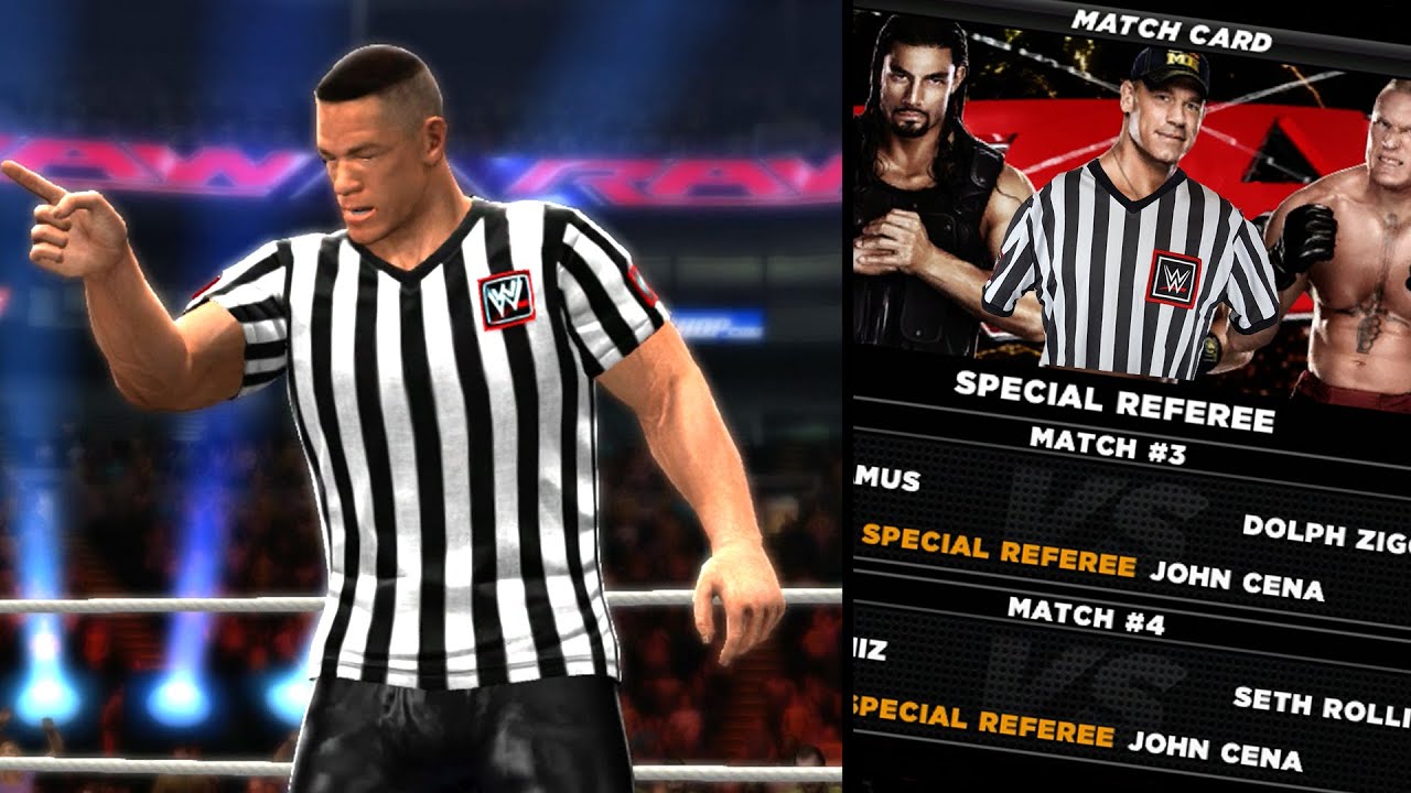 WWE 2K14 Universe Mode But I'm The Referee For The ENTIRE Show