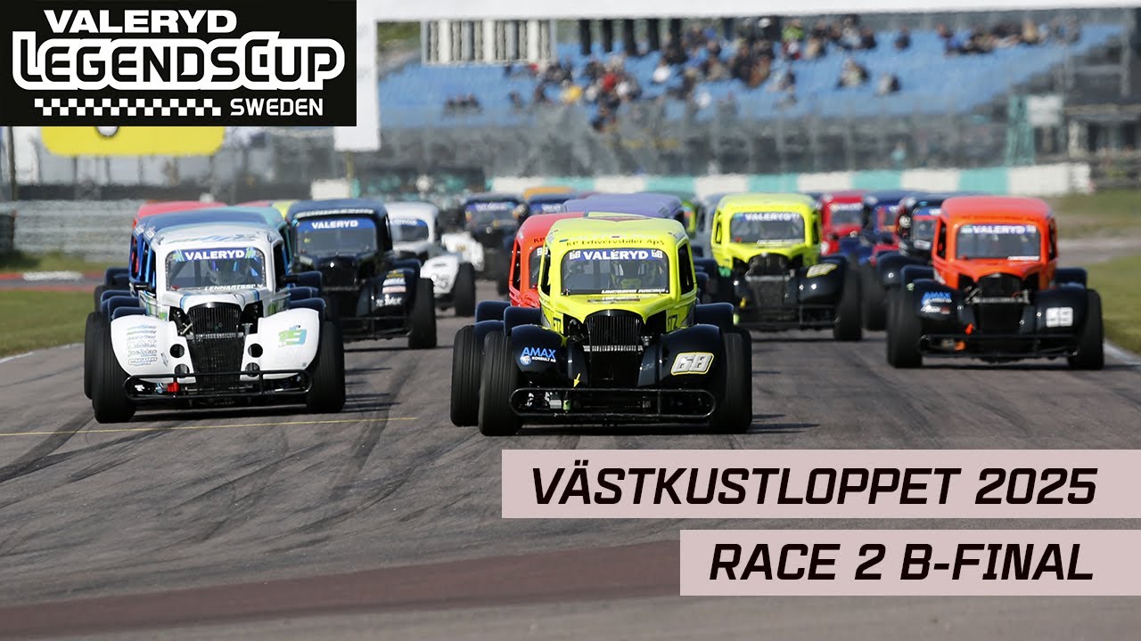 Västkustloppet 2025 - Race 2 B-final Omstart - Legends Cup Sweden