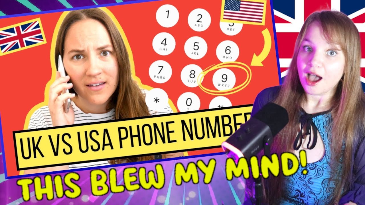 REACTION TO BRITISH PHONE NUMBERS ARE SMARTER THAN AMERICAN ONES |  UK REACTION
