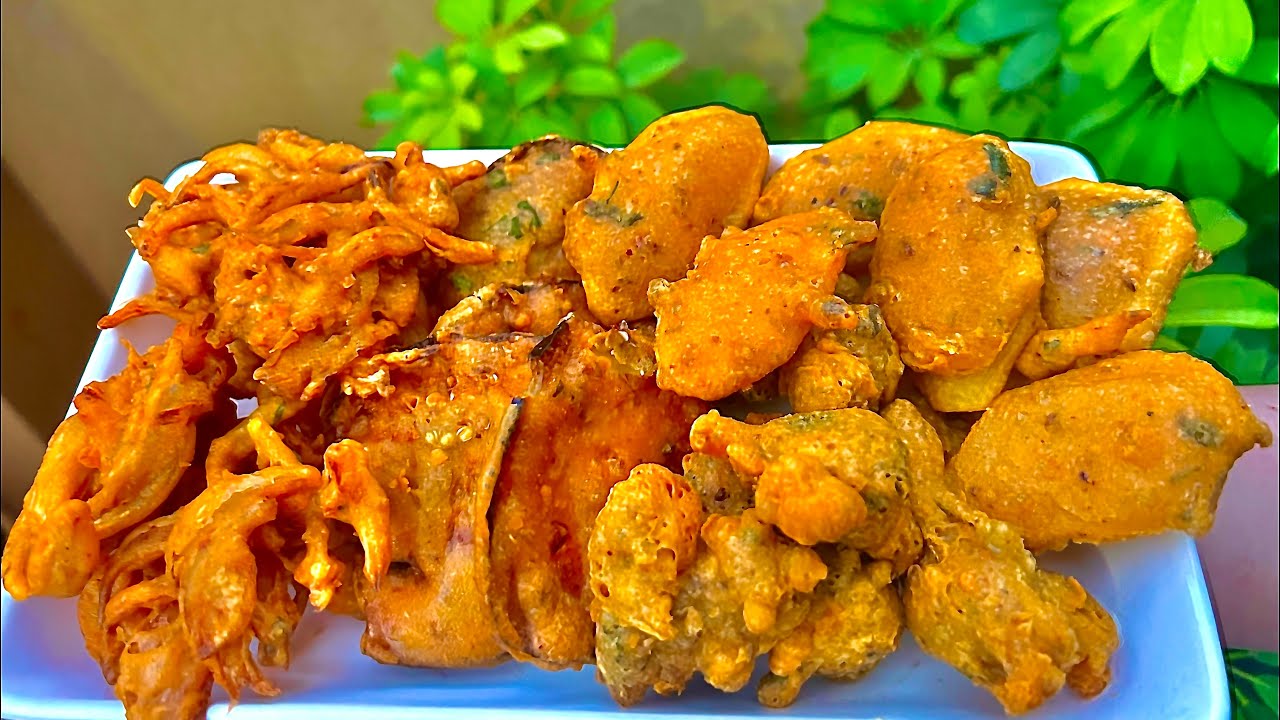 HOME MADE PAKORA PLATTER/KITCHEN WITH ROMANA/